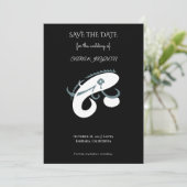 Creative Fishing Logo – Modern Angler Design Save The Date (Staand voorkant)