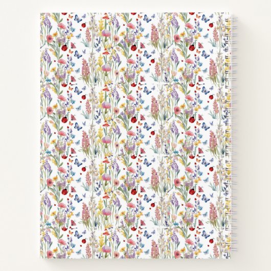 Creative Flow Brain Dump Mindset Organizer Floral Notitieboek (Achterkant)