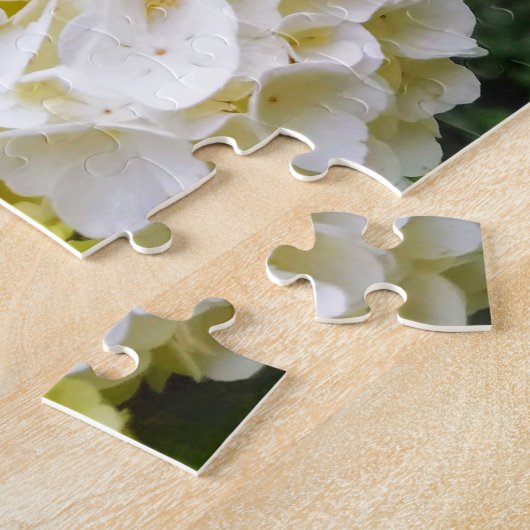 Creative flower tuin witte foto puzzel (Zijkant)