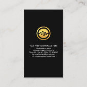 Creative Forex Stock Graph Financial Consultant Visitekaartje (Achterkant)