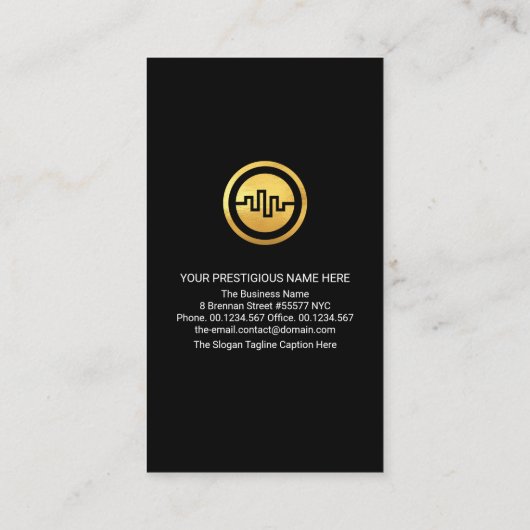 Creative Forex Stock Graph Financial Consultant Visitekaartje (Achterkant)