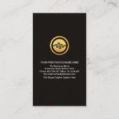 Creative Forex Stock Graph Financial Market Visitekaartje (Achterkant)