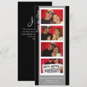 Creative Foto Booth Save the Date-Horizontal Imgs Date (Voorkant / Achterkant)