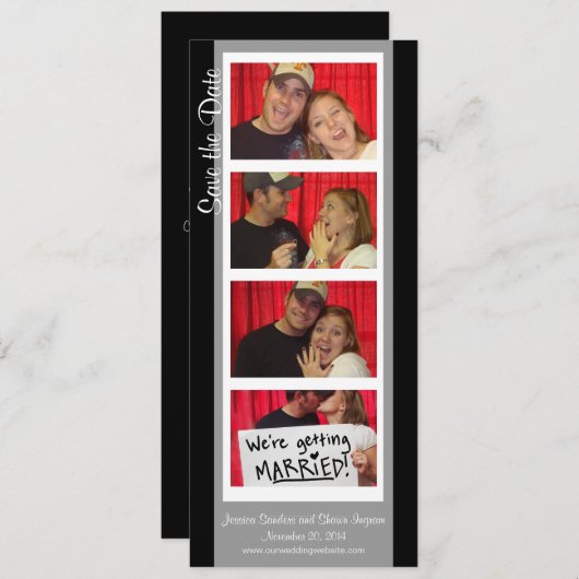 Creative Foto Booth Save the Date-Horizontal Imgs Save The Date (Voorkant / Achterkant)