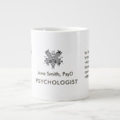 Creative Freud Caricature Rorschach Theme Quote fo Grote Koffiekop (Voorkant)