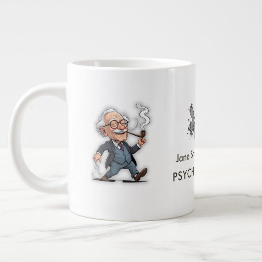 Creative Freud Caricature Rorschach Theme Quote fo Grote Koffiekop (Links)