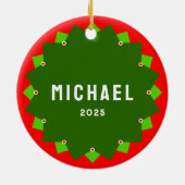 Creative Frog 2026 Keramisch Ornament (Achterkant)