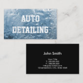 Creative Frozen Ice Typografie Automatisch informe Visitekaartje (Voorkant / Achterkant)