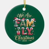 Creative & Fun Family Christmas Keramisch Ornament (Voorkant)