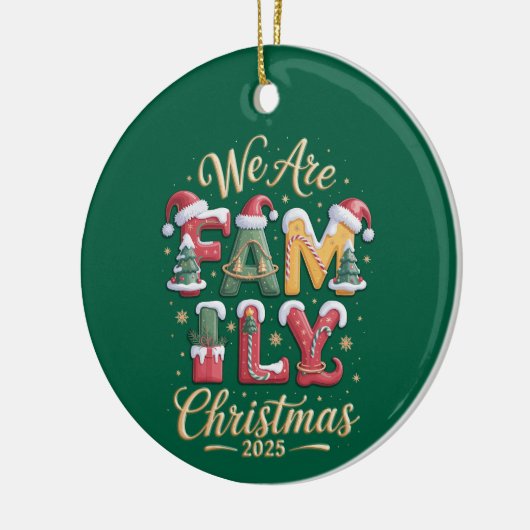 Creative & Fun Family Christmas Keramisch Ornament (Links)