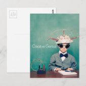 Creative Genius-Design Briefkaart (Voorkant / Achterkant)