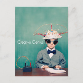 Creative Genius-Design Briefkaart