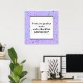 Creative Genius probeert inzicht te krijgen in de Poster (Thuiskantoor)
