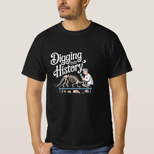 Creative Geologist-thema graphics T-shirt (Voorkant)