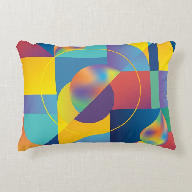 Creative Geometric: Abstract  Hoesje. Accent Kussen (Voorkant)