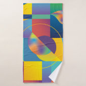 Creative Geometric: Abstract  Hoesje. Badhanddoek (Badhanddoek)