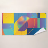 Creative Geometric: Abstract  Hoesje. Badhanddoek (Badhanddoek)