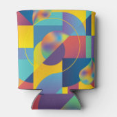 Creative Geometric: Abstract Hoesje. Blikjeskoeler (Achterkant)