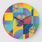 Creative Geometric: Abstract  Hoesje. Grote Klok (Voorkant)
