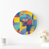 Creative Geometric: Abstract  Hoesje. Grote Klok (Huis)