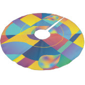 Creative Geometric: Abstract Hoesje. Kerstboom Rok (Gekanteld)