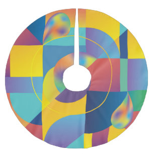 Creative Geometric: Abstract Hoesje. Kerstboom Rok