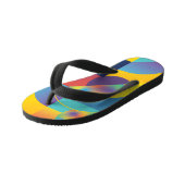 Creative Geometric: Abstract  Hoesje. Kinder Teenslippers (Schuin)