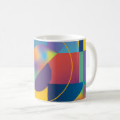 Creative Geometric: Abstract Hoesje. Koffiemok (Voorkant rechts)