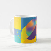 Creative Geometric: Abstract Hoesje. Koffiemok (Voorkant links)