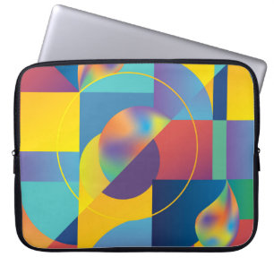 Creative Geometric: Abstract Hoesje. Laptop Sleeve