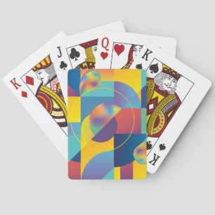 Creative Geometric: Abstract Hoesje. Pokerkaarten