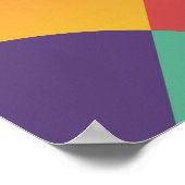 Creative Geometric: Abstract Hoesje. Poster (Hoek)