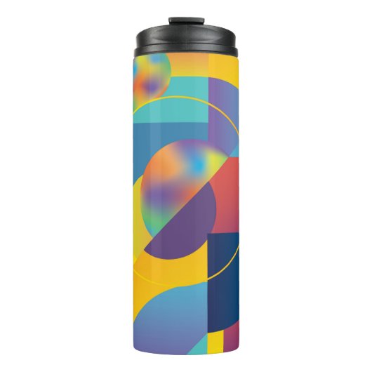 Creative Geometric: Abstract Hoesje. Thermosbeker (Voorkant)