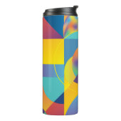 Creative Geometric: Abstract Hoesje. Thermosbeker (Gedraaid links)