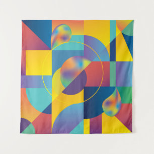 Creative Geometric: Abstract Hoesje. Wandkleed