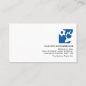 Creative Geometric Grey Layers Electrical Engineer Visitekaartje (Achterkant)