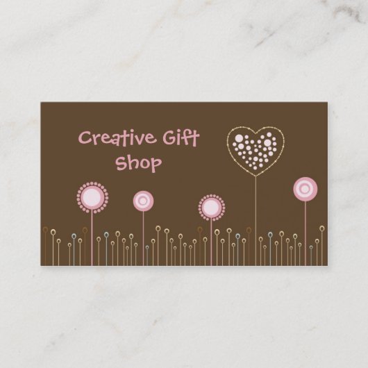 Creative Gifts Shop Visitekaartje (Voorkant)