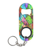 Creative Glas in lood Mosaic Mini Flessenopener (Voorkant)