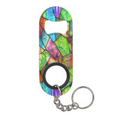 Creative Glas in lood Mosaic Mini Flessenopener (Achterkant)