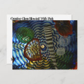 Creative Glass Bgloeien Briefkaart (Voorkant / Achterkant)