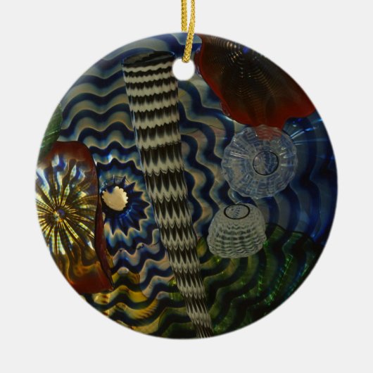 Creative Glass Bgloeien Keramisch Ornament (Voorkant)