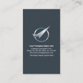 Creative Global Border Lijst Flight Aviation Visitekaartje (Achterkant)