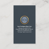 Creative Global Border Lijst Import Export Visitekaartje (Achterkant)