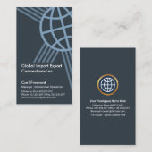 Creative Global Border Lijst Import Export Visitekaartje (Voorkant / Achterkant)