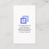 Creative Global Crisscross links CEO stichter Visitekaartje (Achterkant)