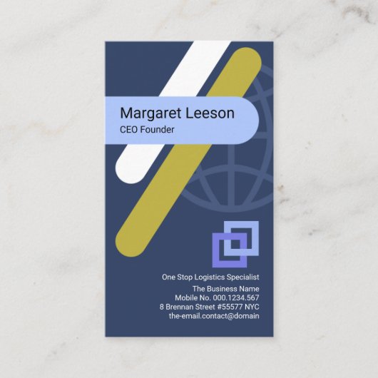 Creative Global Crisscross links CEO stichter Visitekaartje (Voorkant)