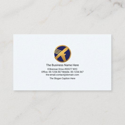 Creative Global Logistics Quadrant Account Manager Visitekaartje (Achterkant)