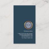 Creative Gold Arrow Logistics Supply Chain Visitekaartje (Achterkant)