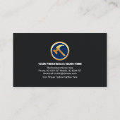 Creative Gold Building Tools Visitekaartje (Achterkant)