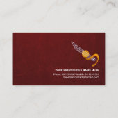 Creative Gold Guitar-assistent Visitekaartje (Achterkant)